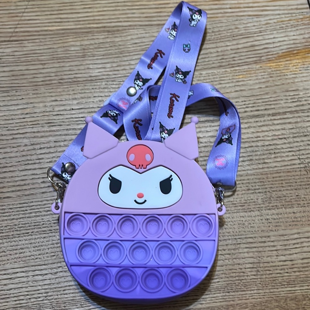 Hello Kitty Kuromi Pop It Coin Purse